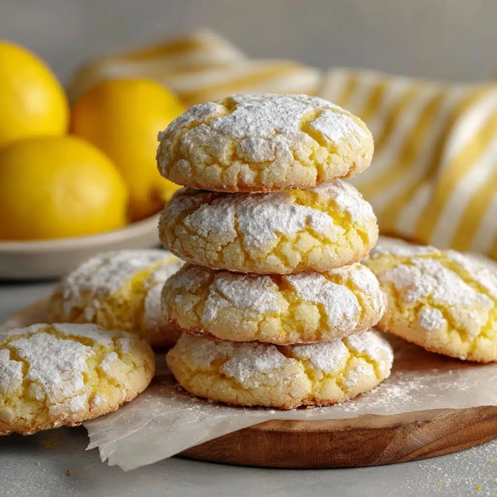Lemon Cookies From Cake Mix Recipe - Recipe Image