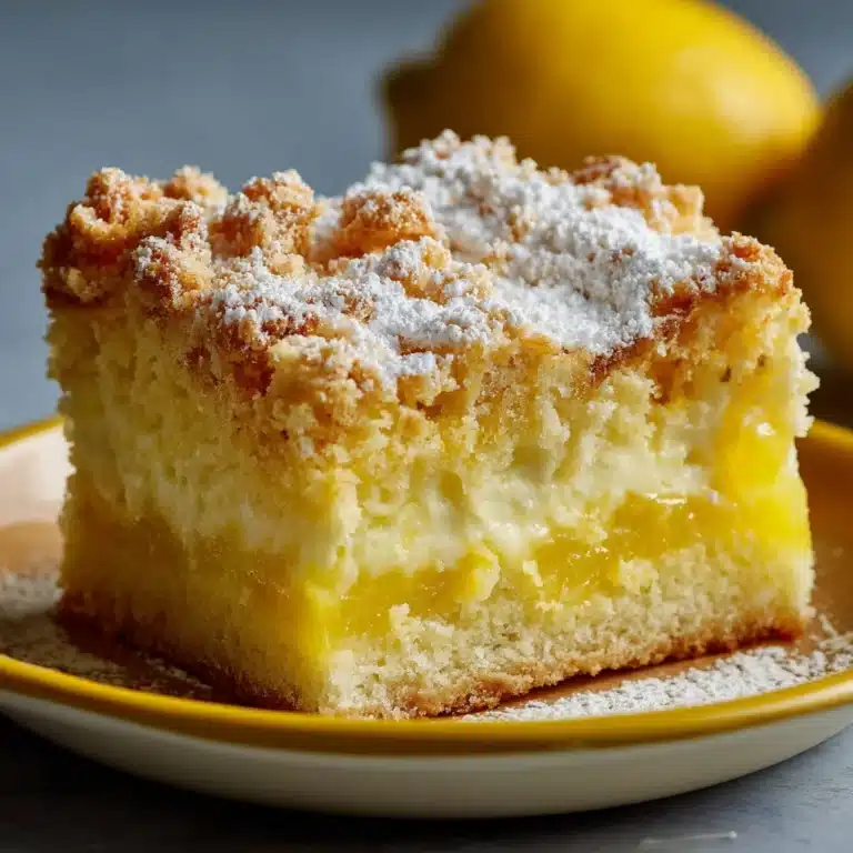 Lemon Cream Cheese Dump Cake Recipe