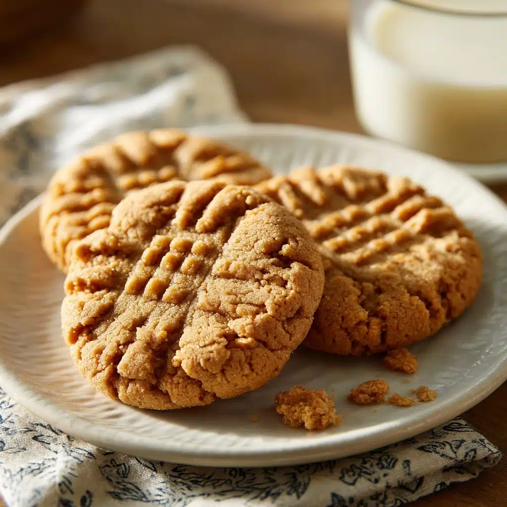Easy Peanut Butter Cookies Recipe - Recipe Image