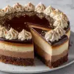 No-Bake Chocolate Peanut Butter Cheesecake Recipe