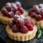 Raspberry & White Chocolate Tartlets Recipe