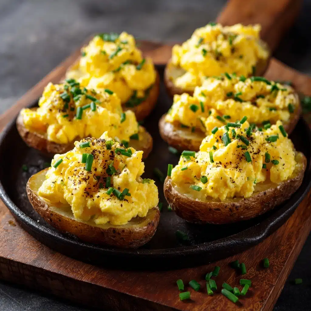 Scrambled Eggs with Grated Potato and Chives Recipe - Recipe Image