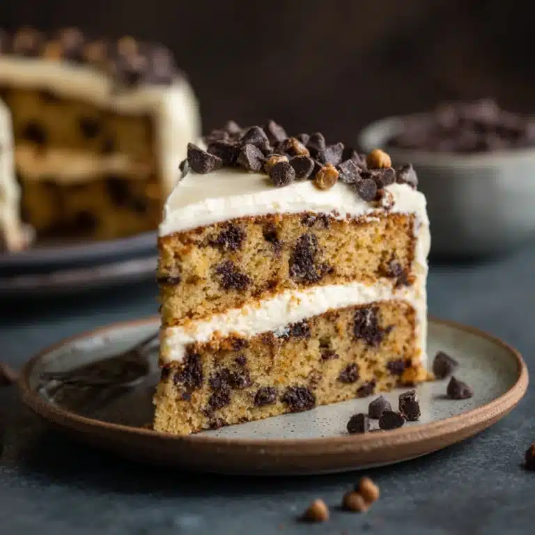 Chocolate Chip Cookie Cake Recipe