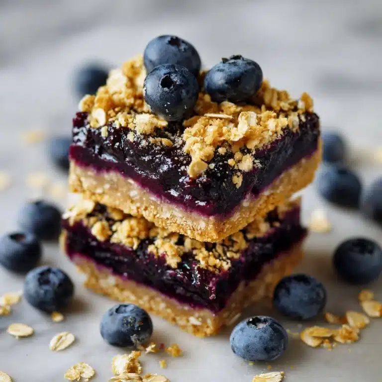Blueberry Oatmeal Breakfast Bars Recipe