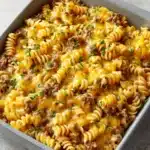 Loaded Cowboy Cheeseburger Casserole Recipe