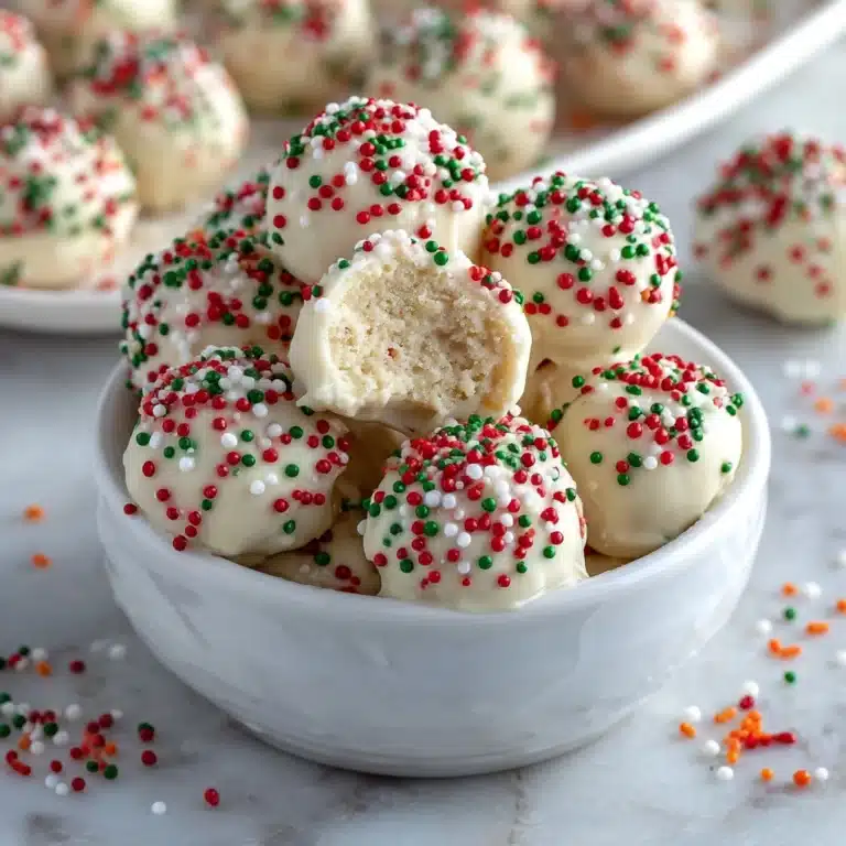 Christmas Sugar Cookie Truffles Recipe