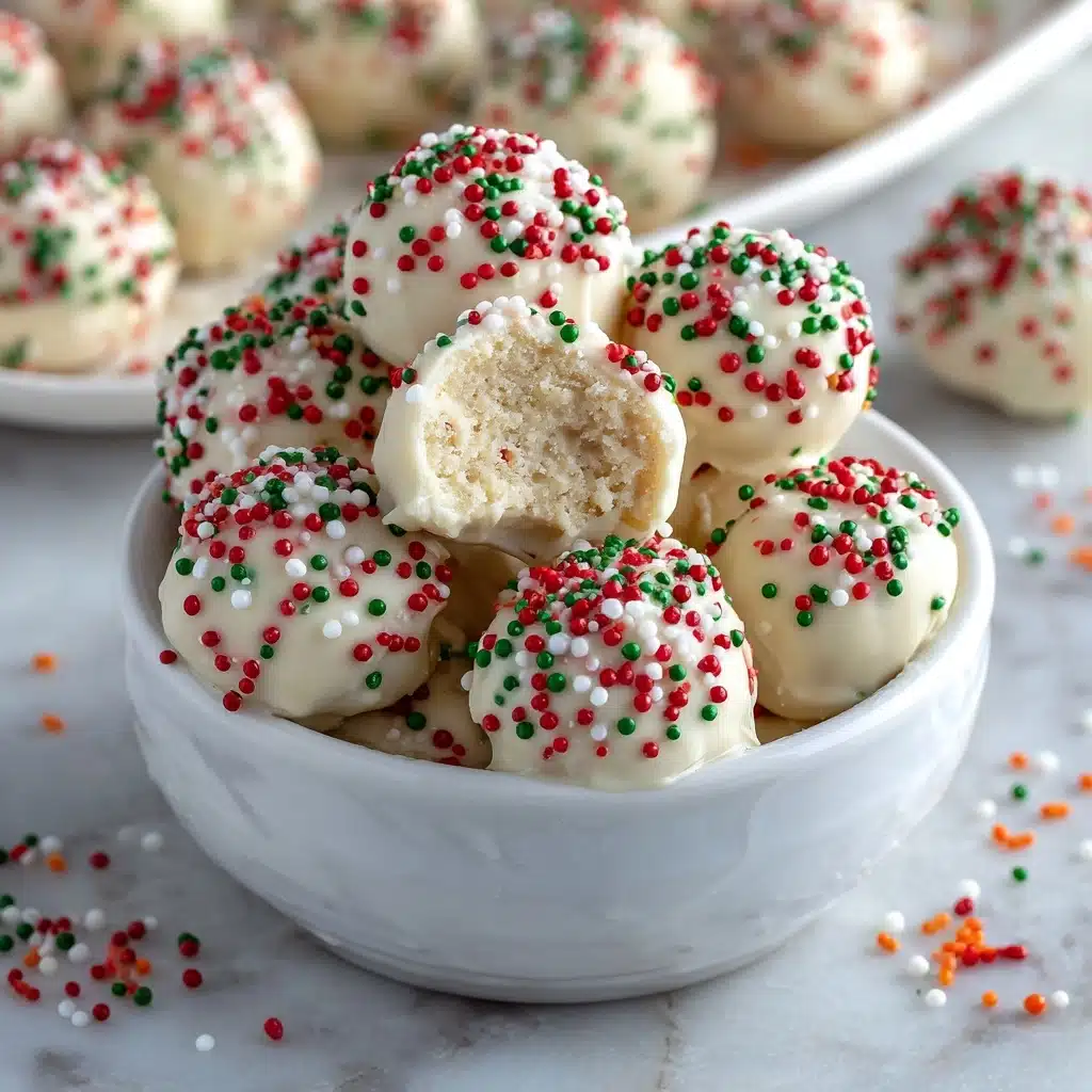 Christmas Sugar Cookie Truffles Recipe