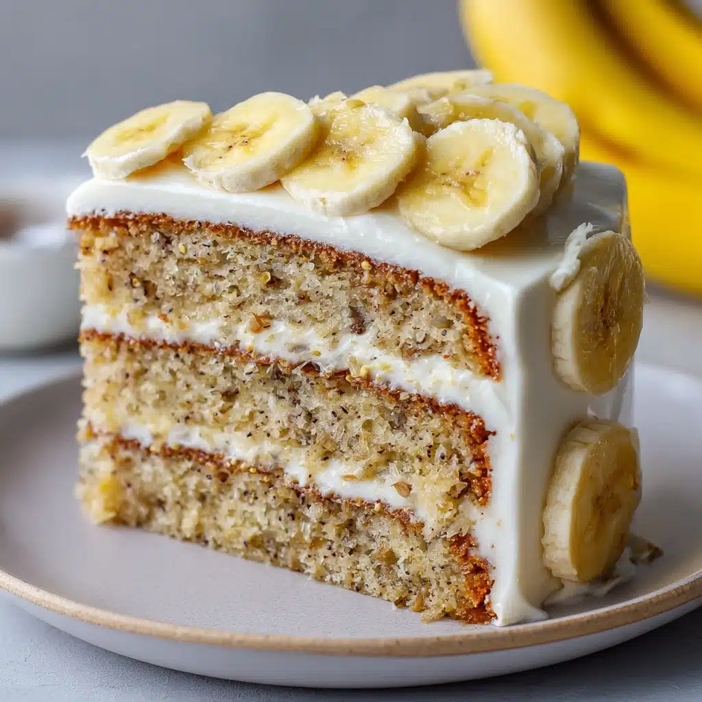Banana Bread Cake with Cream Cheese Frosting Recipe
