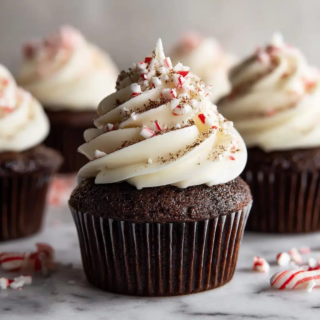 Peppermint Mocha Cupcakes Recipe - Recipe Image