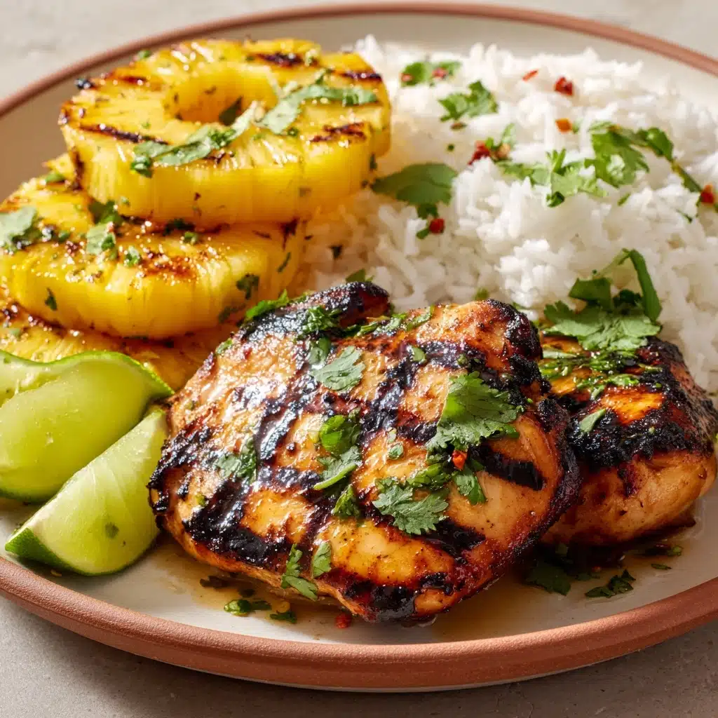 Grilled Aloha Chicken and Pineapple Recipe