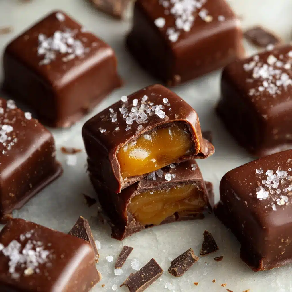 Homemade Chocolate Caramels Recipe - Recipe Image