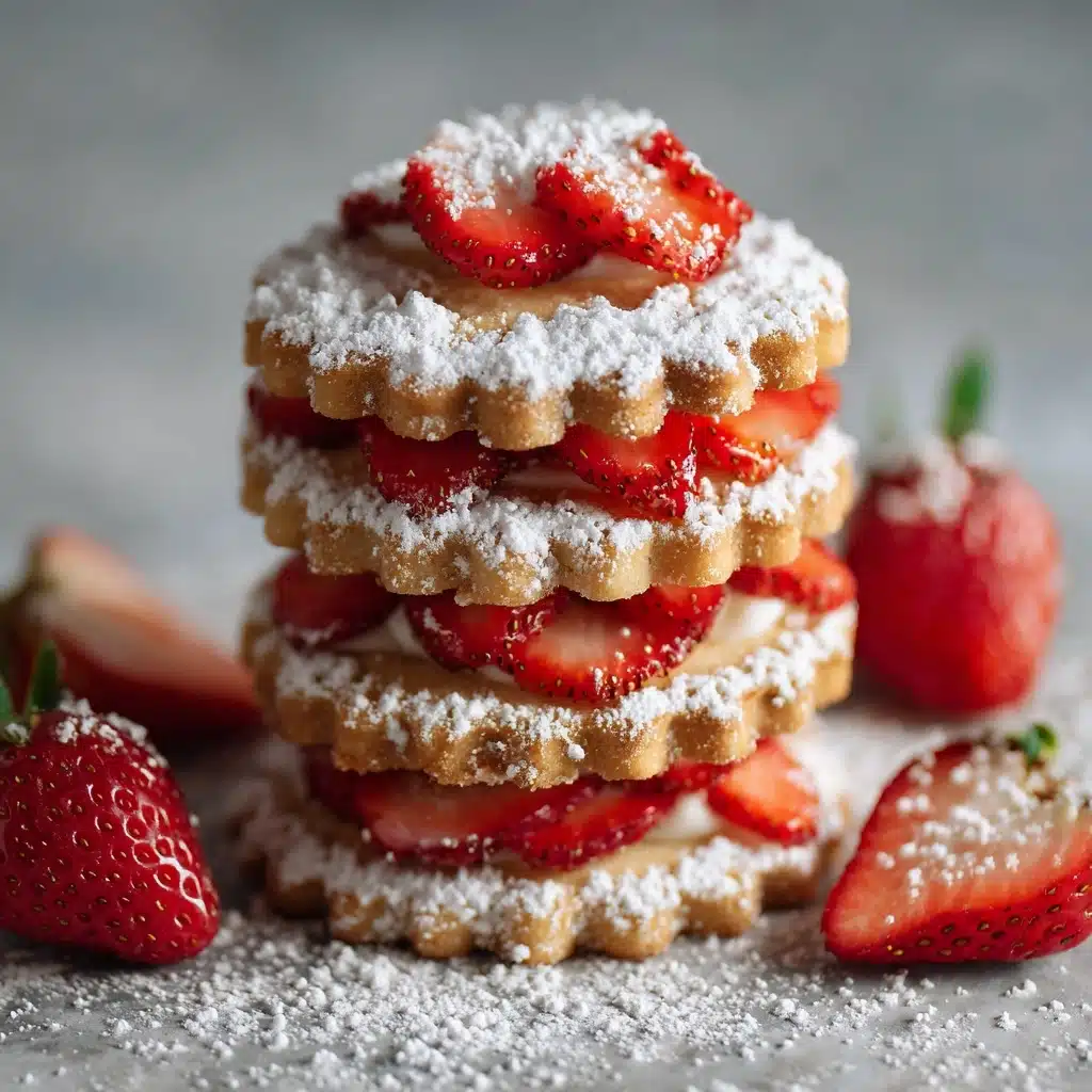 Strawberry Shortbread Cookies Recipe - Recipe Image