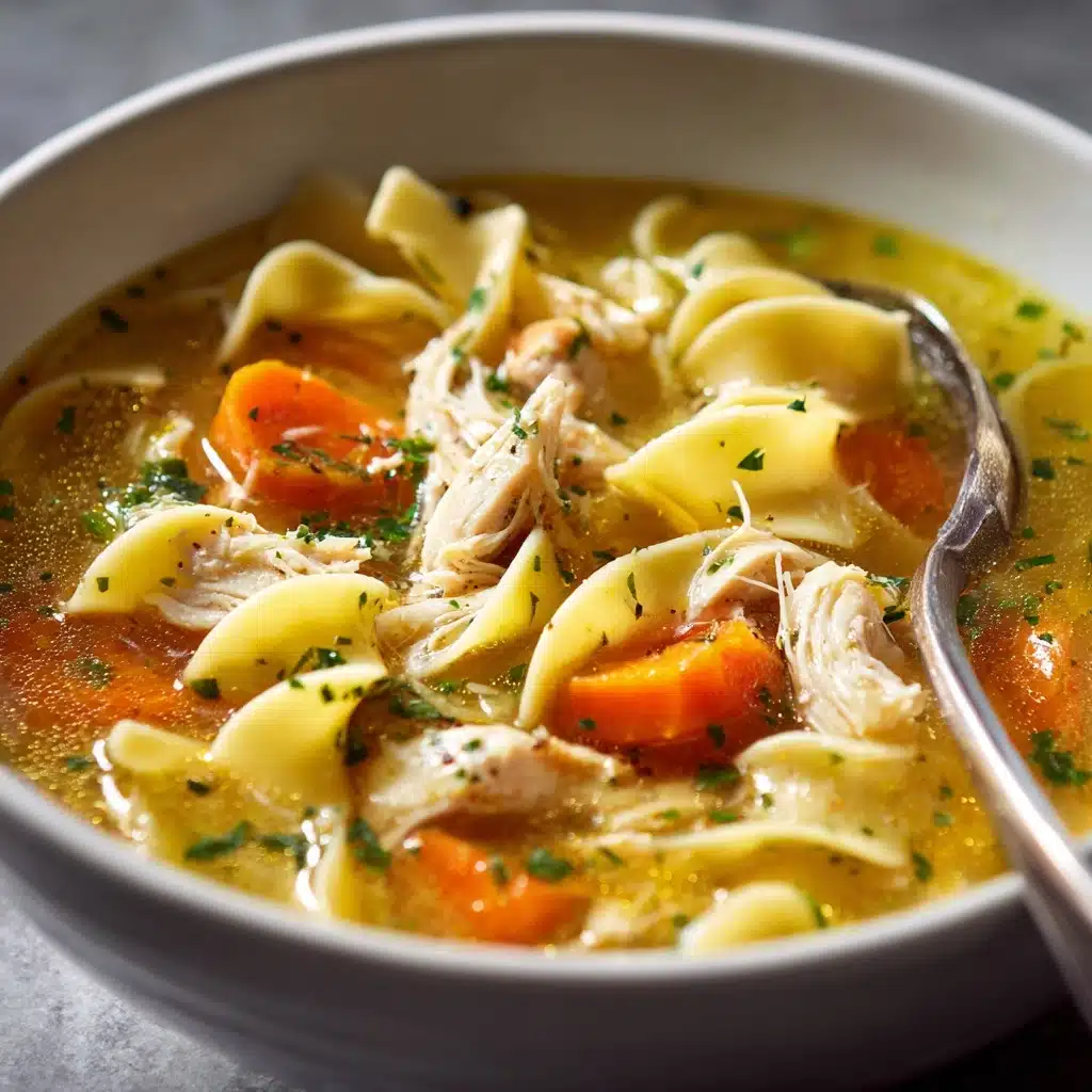 Easy Homestyle Chicken Noodle Soup Recipe - Recipe Image