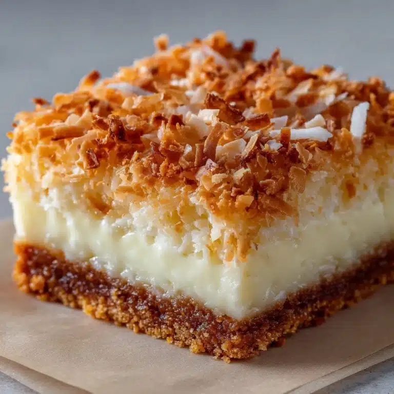 Chewy Coconut Bars Recipe