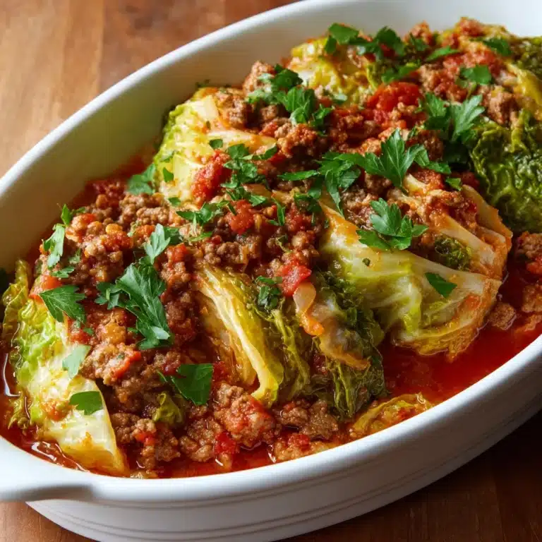 Low Carb Unstuffed Cabbage Casserole Recipe