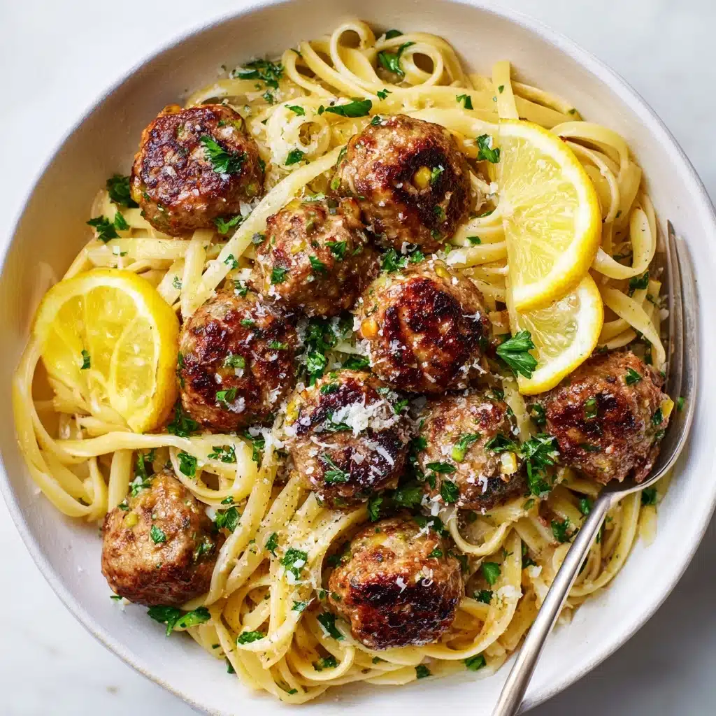 Chicken Piccata Meatballs Recipe - Recipe Image