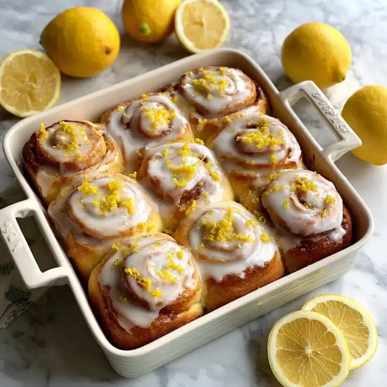 Lemon Sweet Rolls Recipe