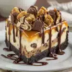 Caramel Chocolate Coffee Cheesecake Recipe