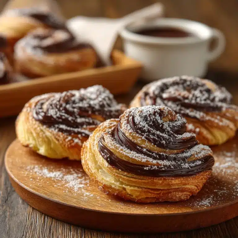 Nutella Puff Pastries Recipe