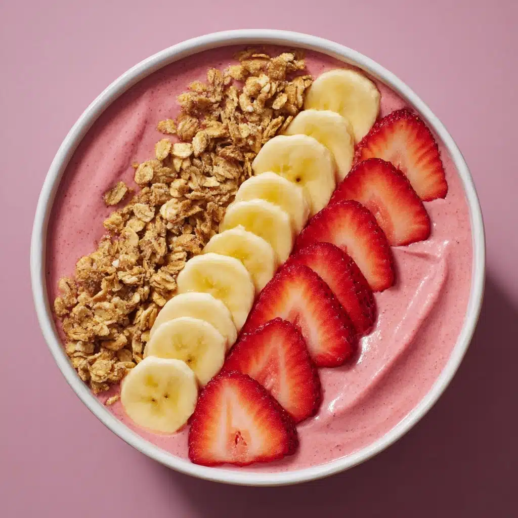 Strawberry Banana Smoothie Bowl Recipe