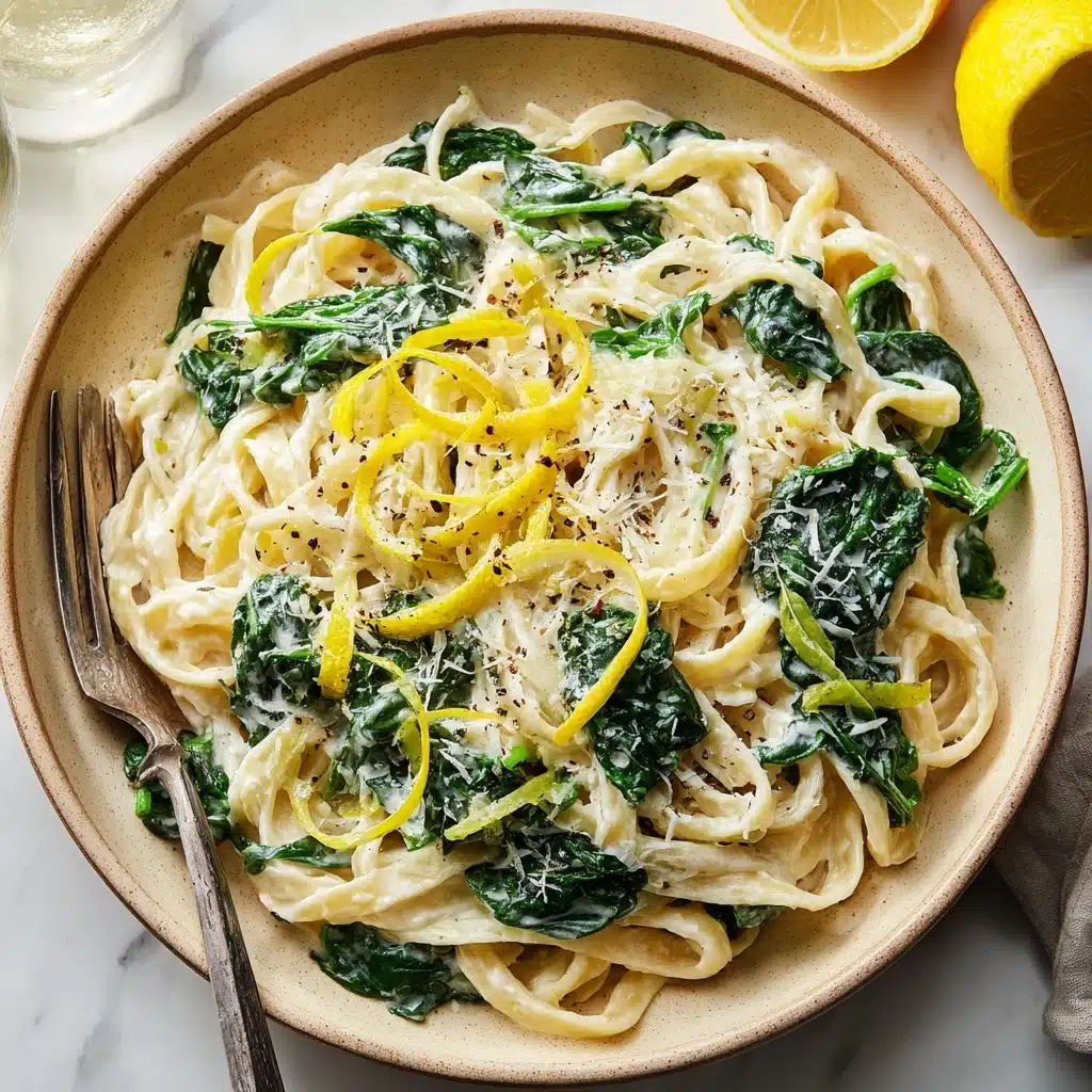 Easy Lemon Ricotta Pasta & Spinach Recipe
