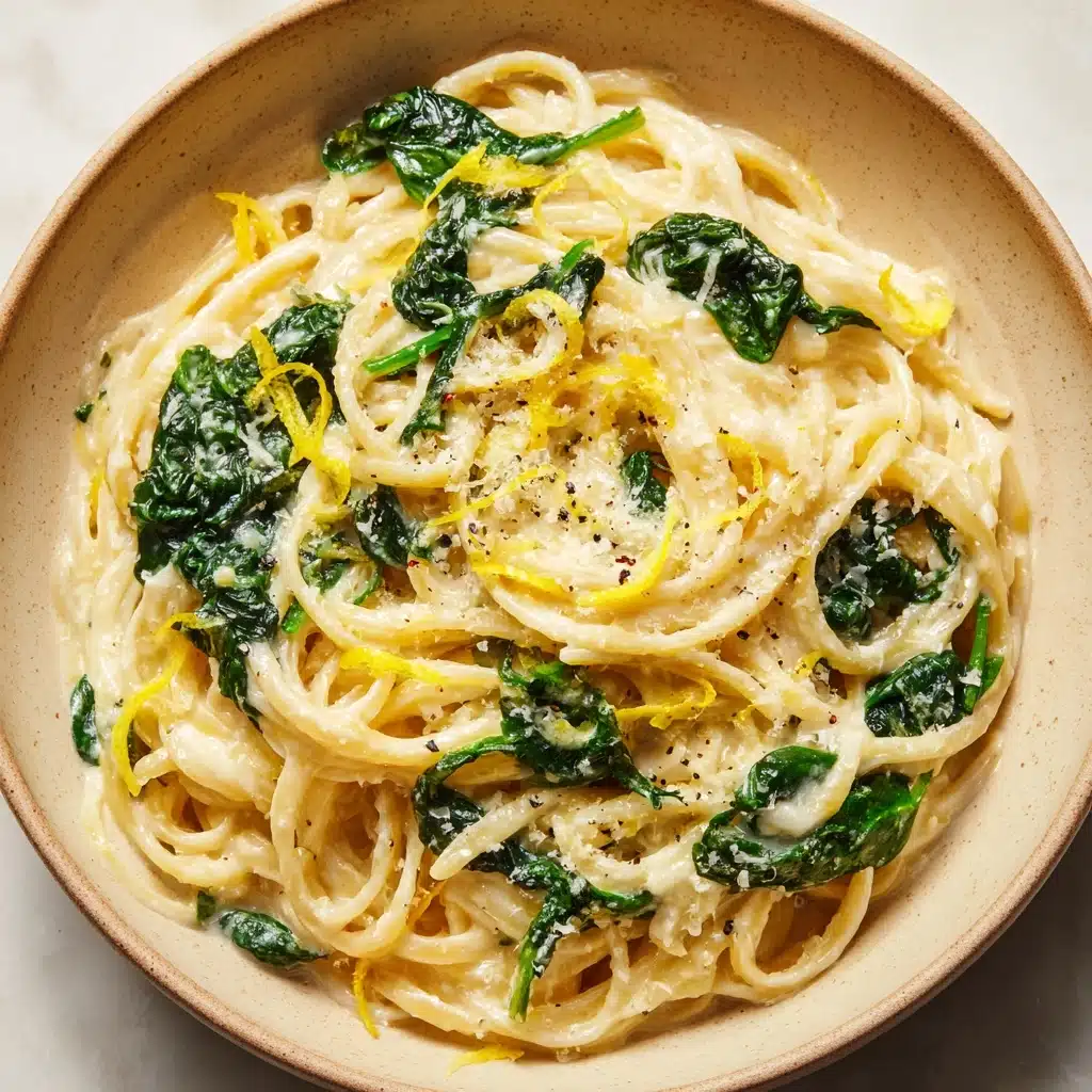 Easy Lemon Ricotta Pasta & Spinach Recipe - Recipe Image
