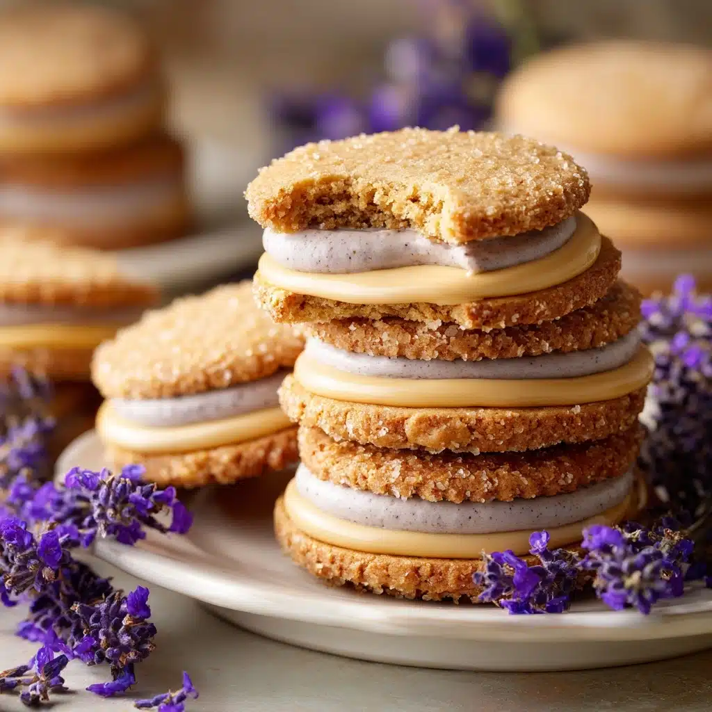 Lemon Lavender Sandwich Cookies Recipe