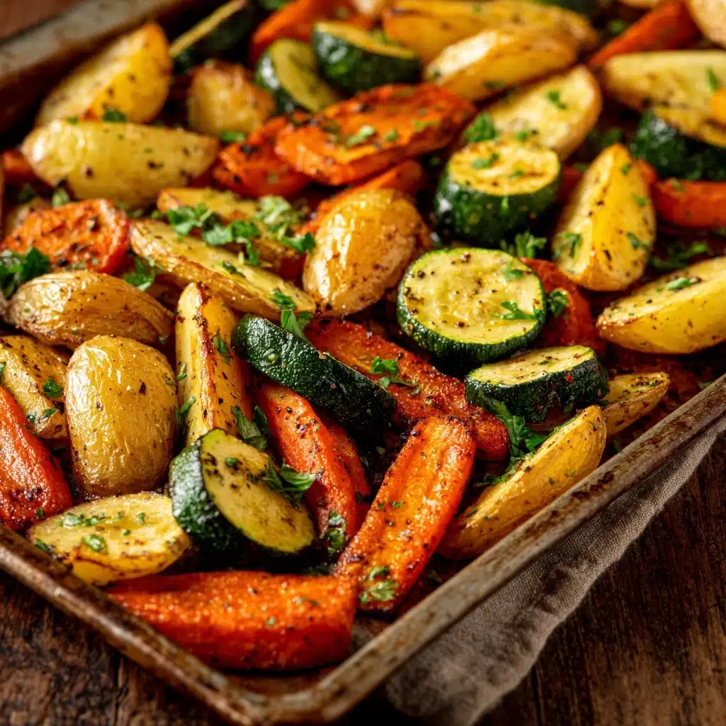 Roasted Potatoes, Carrots, and Zucchini Recipe