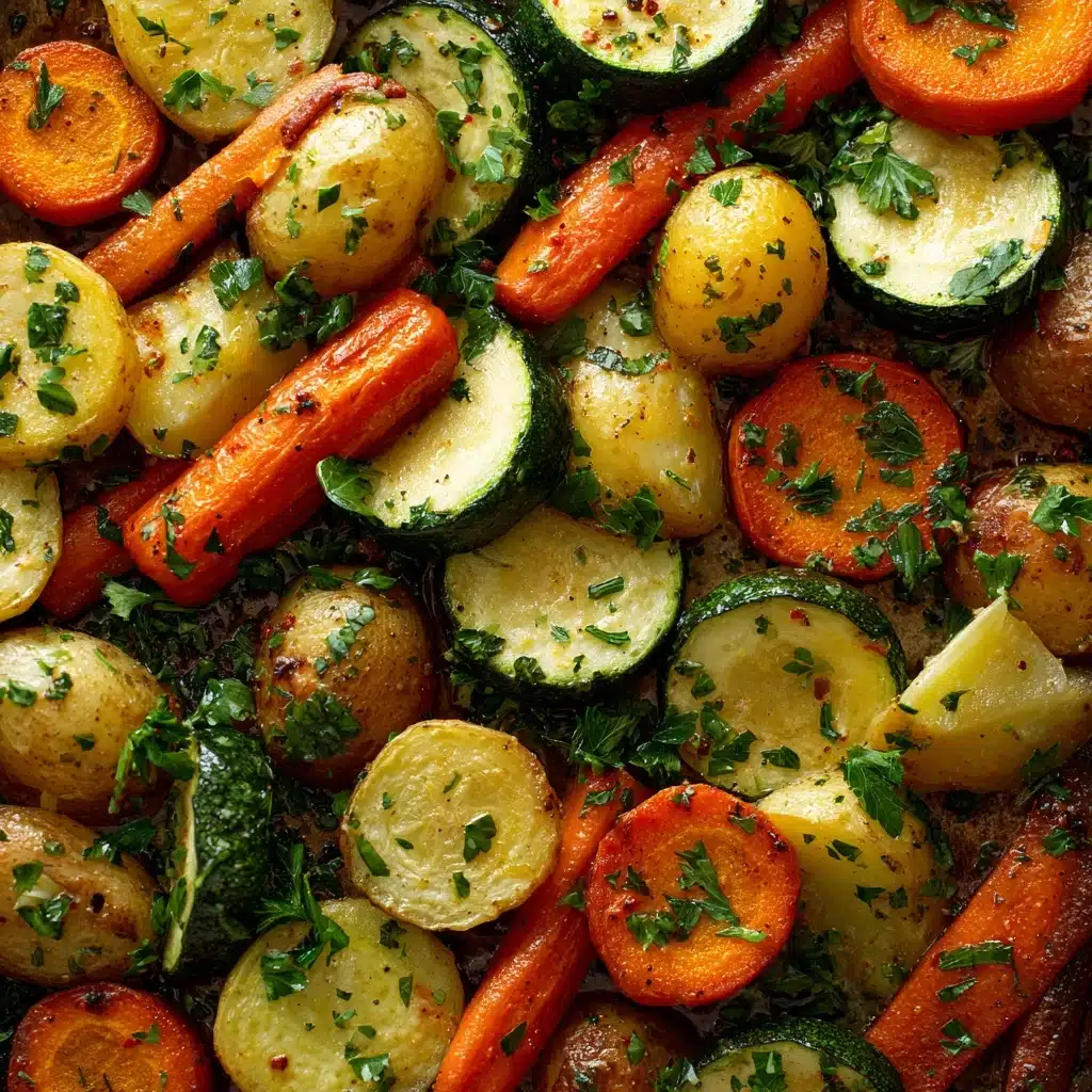 Roasted Potatoes, Carrots, and Zucchini Recipe - Recipe Image