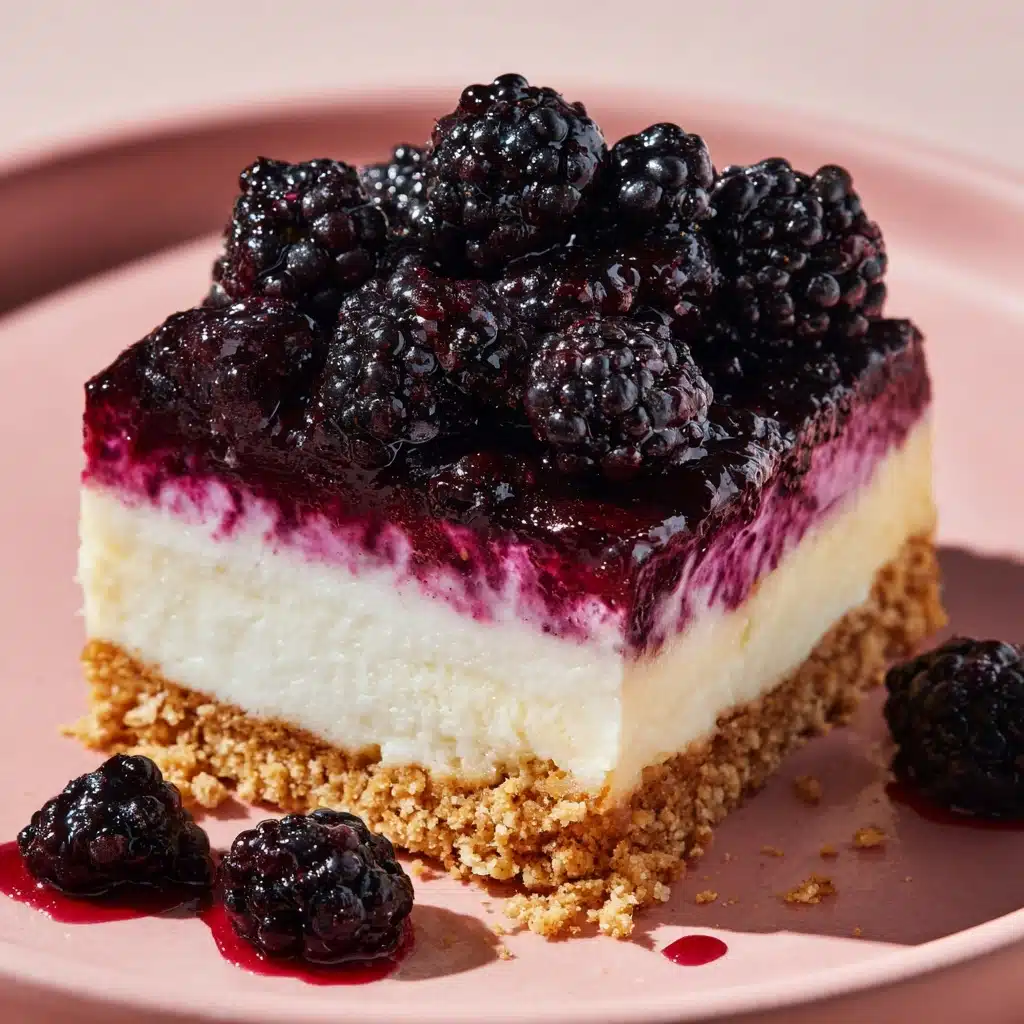 Blackberry Pretzel Dessert Recipe - Recipe Image