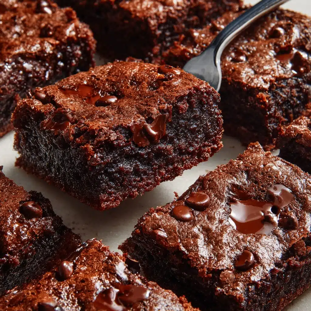 Peanut Butter Chocolate Fudge Brownies Recipe - Recipe Image