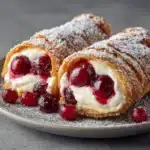 Cherry Cheesecake Egg Rolls Recipe