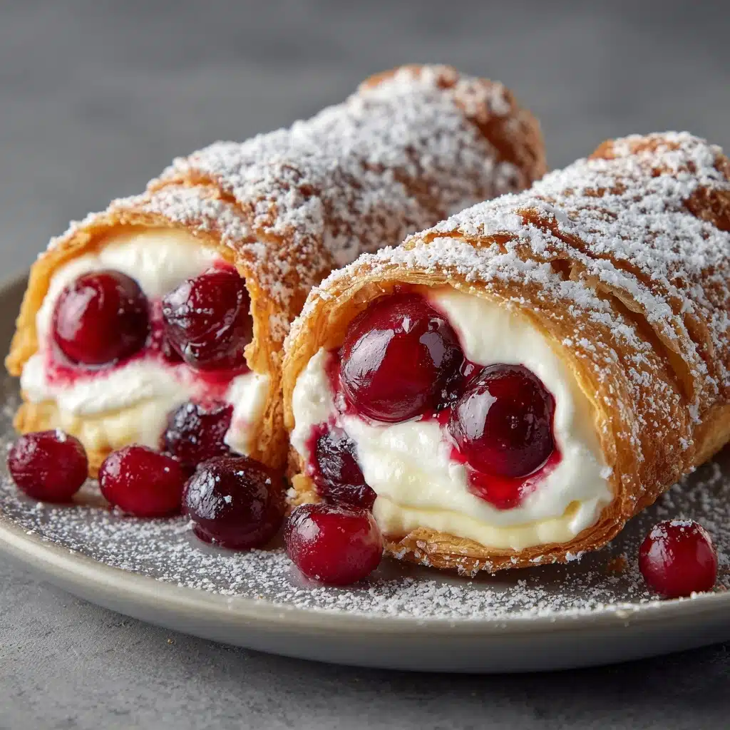 Cherry Cheesecake Egg Rolls Recipe