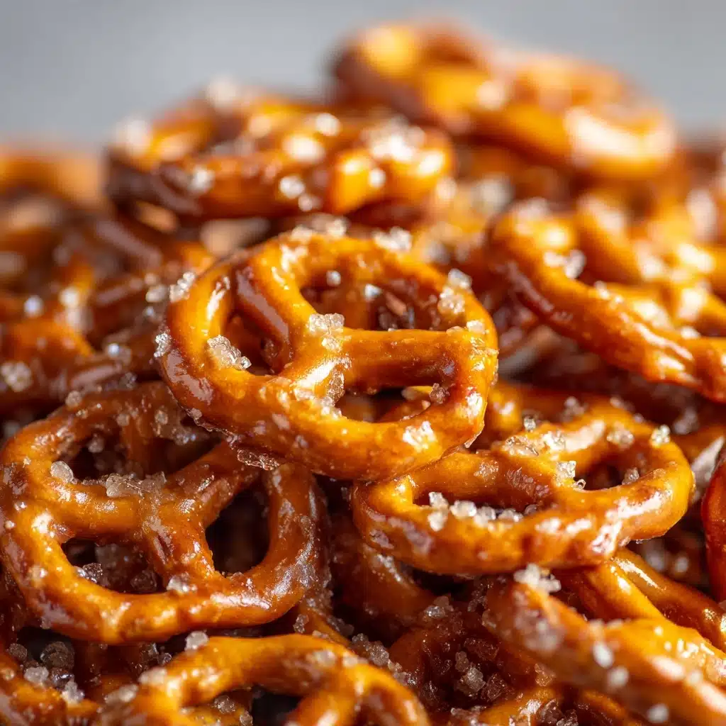 Butter Toffee Pretzels Recipe - Recipe Image