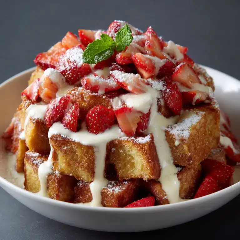 Strawberries & Cream French Toast Casserole Recipe