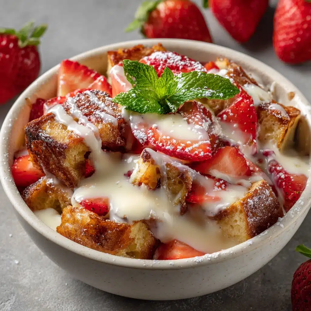 Strawberries & Cream French Toast Casserole Recipe - Recipe Image