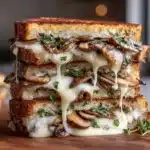 Mushroom Onion Gouda Grilled Cheese Recipe