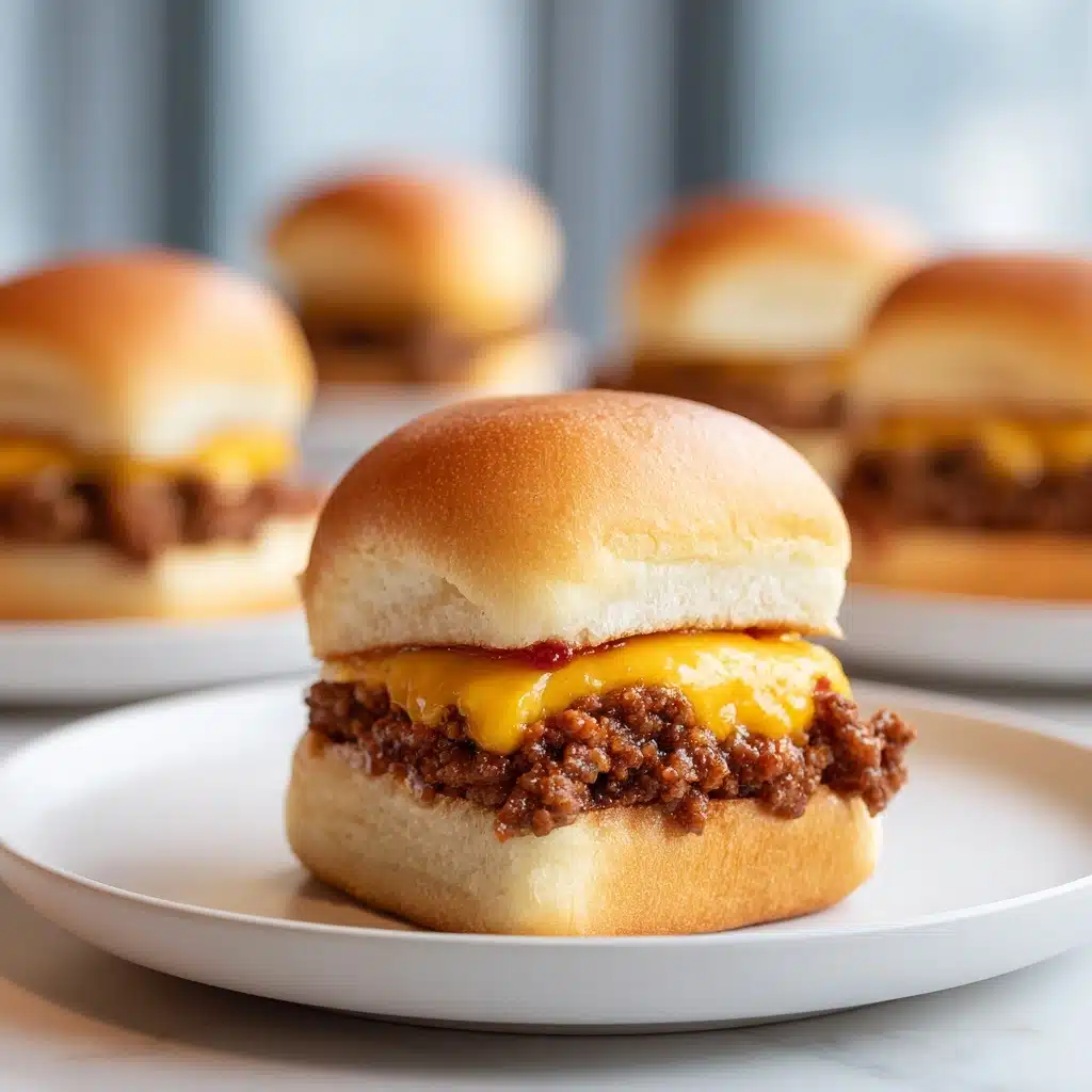 Chopped Cheeseburger Sliders Recipe - Recipe Image