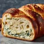Cheesy Spinach Stuffed Bread Recipe
