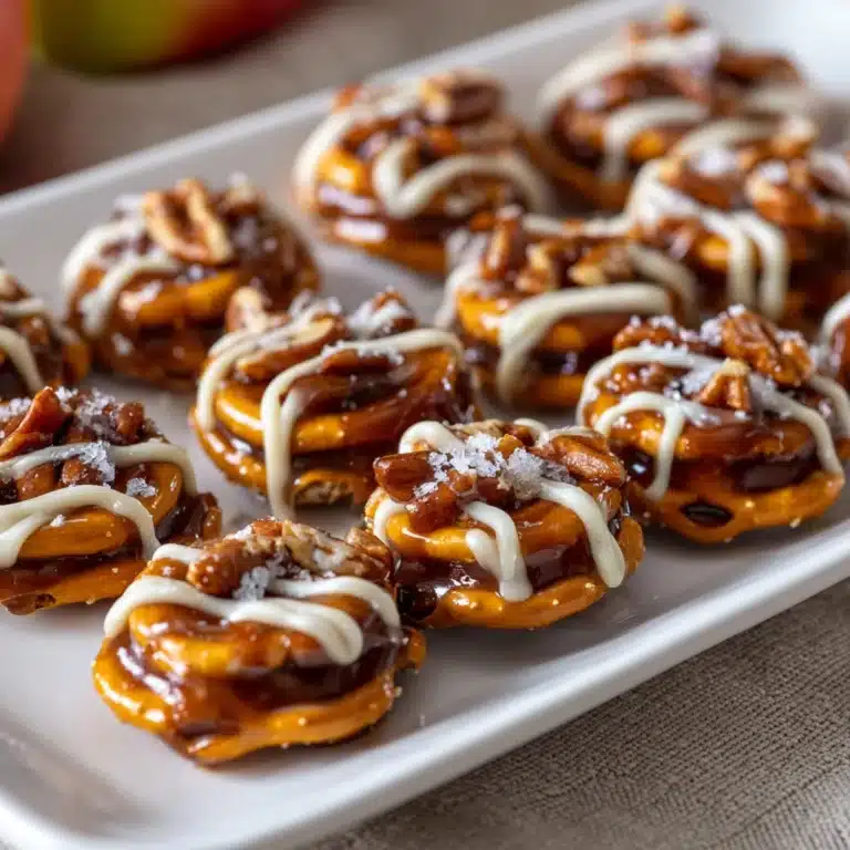 Caramel Apple Pretzel Bites Recipe
