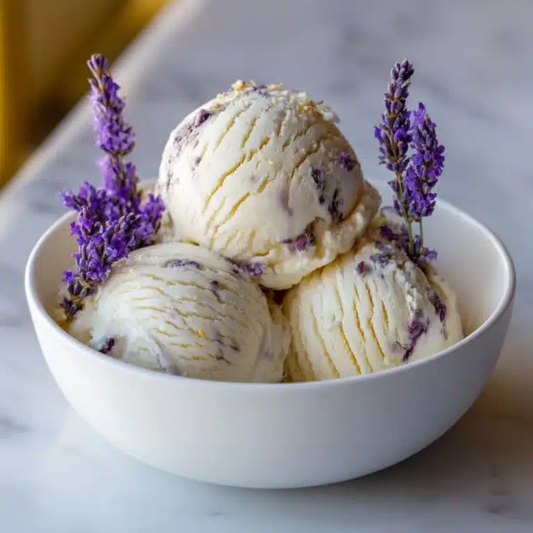 Honey Lavender Ice Cream Recipe
