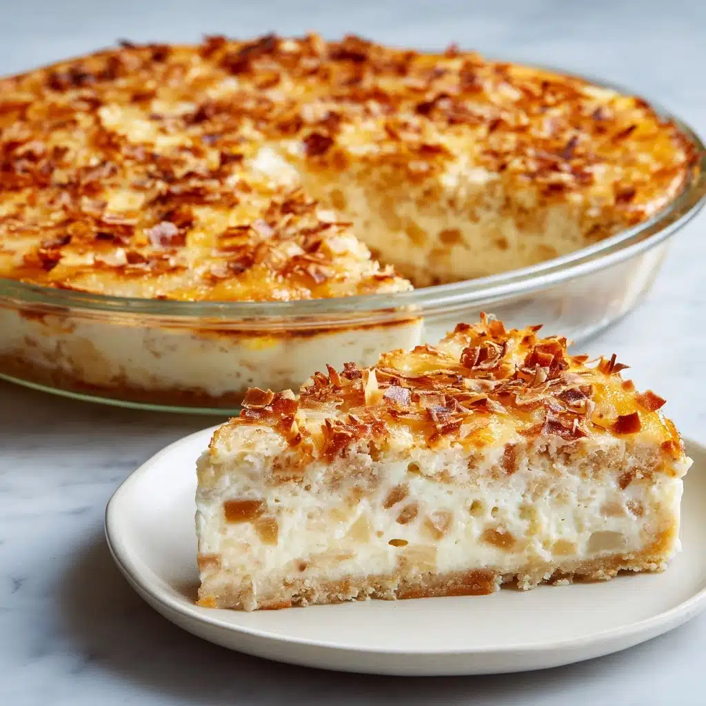 Coconut Cheesecake Bread Pudding Recipe - Recipe Image