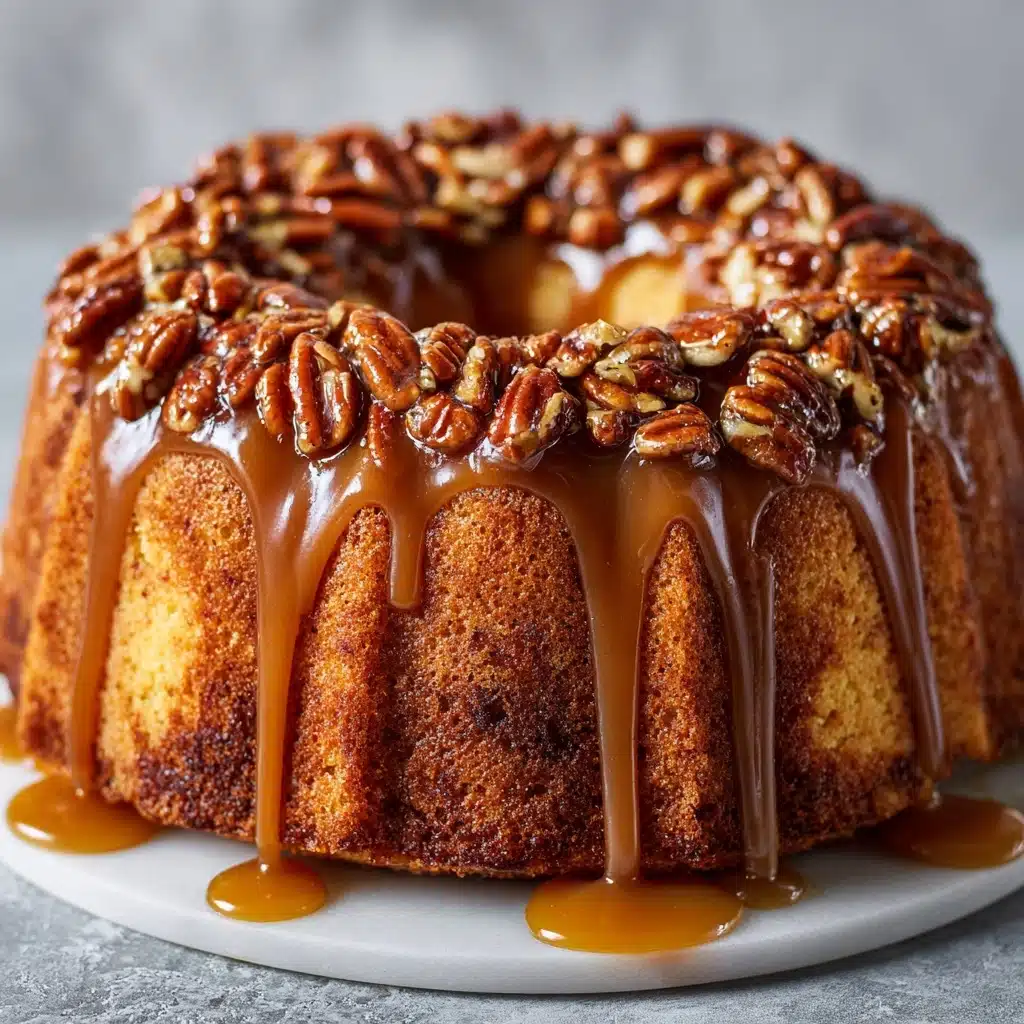Pecan Upside Down Cake Recipe - Recipe Image