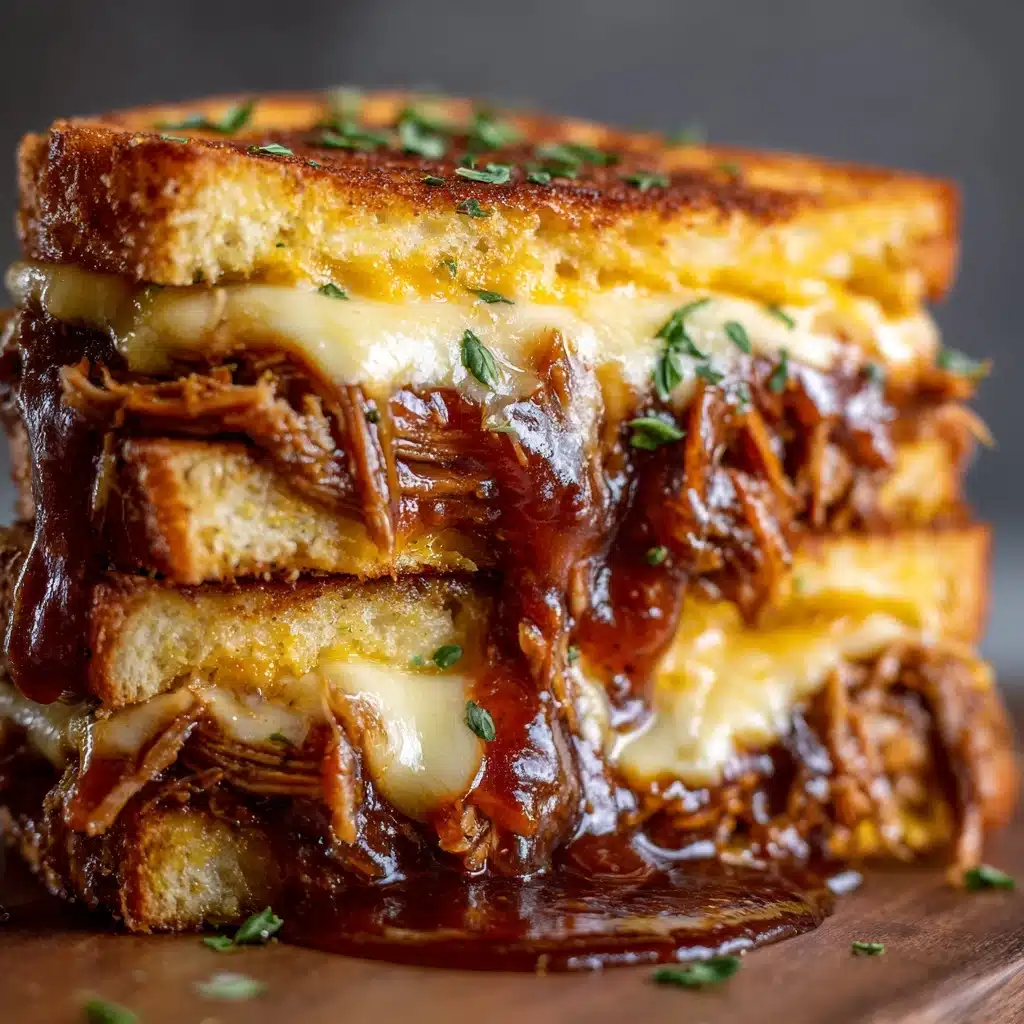BBQ Chicken Grilled Cheese Recipe