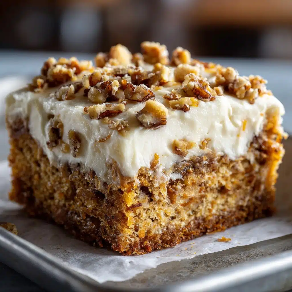 Decadent Carrot Cake Bars with Cream Cheese Frosting Recipe - Recipe Image