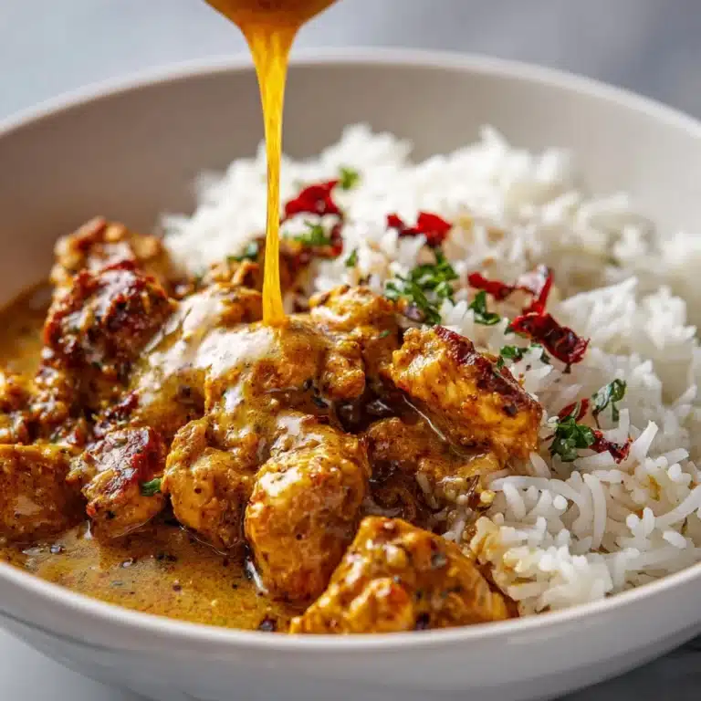 Creamy Paprika Chicken with Tender Rice in a Velvety Sauce Recipe