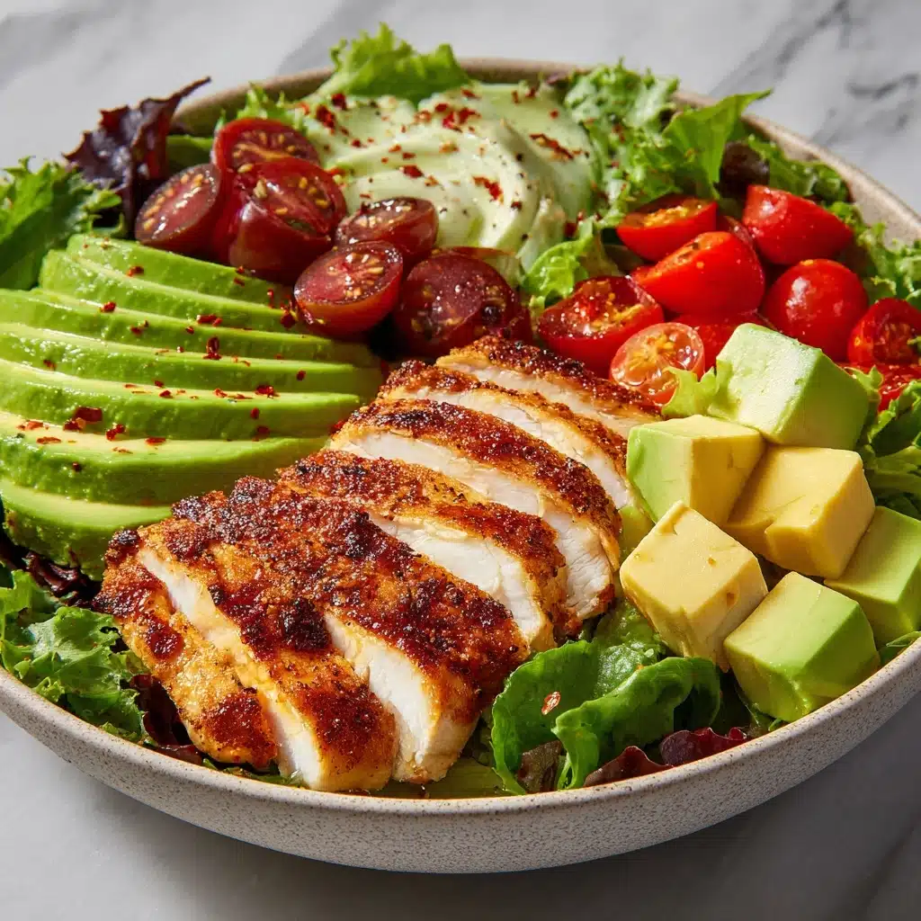 Grilled Chicken & Avocado Salad Bowl Recipe
