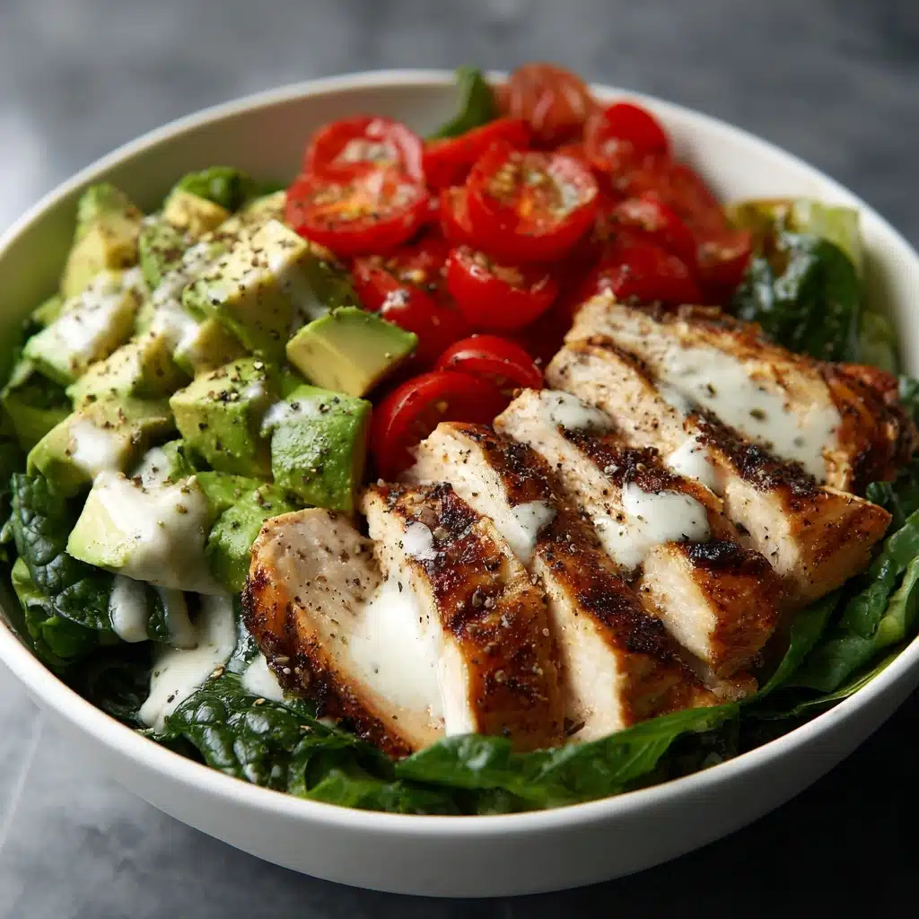 Grilled Chicken & Avocado Salad Bowl Recipe - Recipe Image