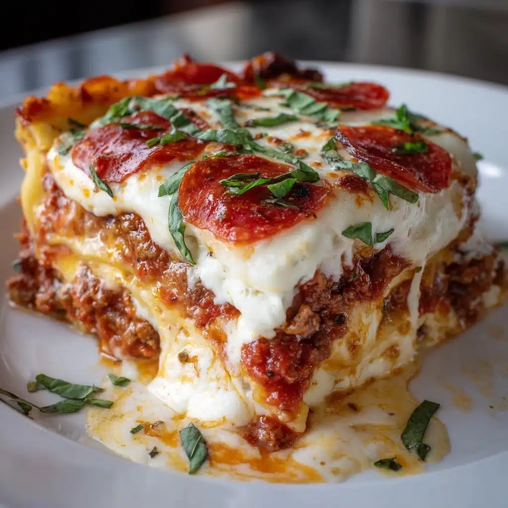 Hearty Pizza Casserole Pie Recipe