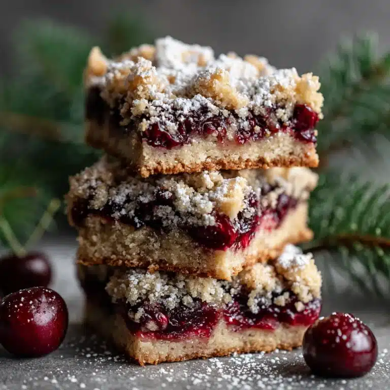 Christmas Cherry Bars Recipe